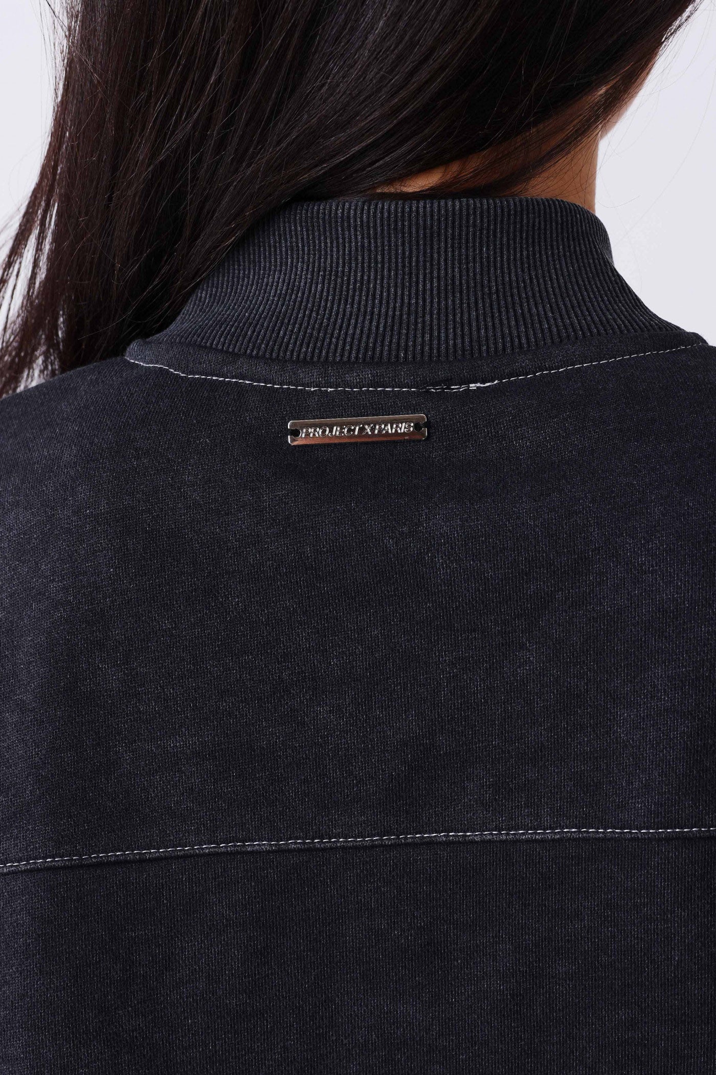 Sweatjacke - Black Washed