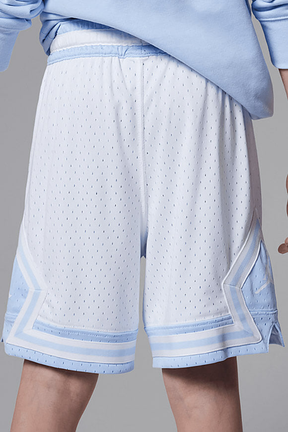 Pantaloncini a rete Air Diamond - Bianco + Blu idrogeno