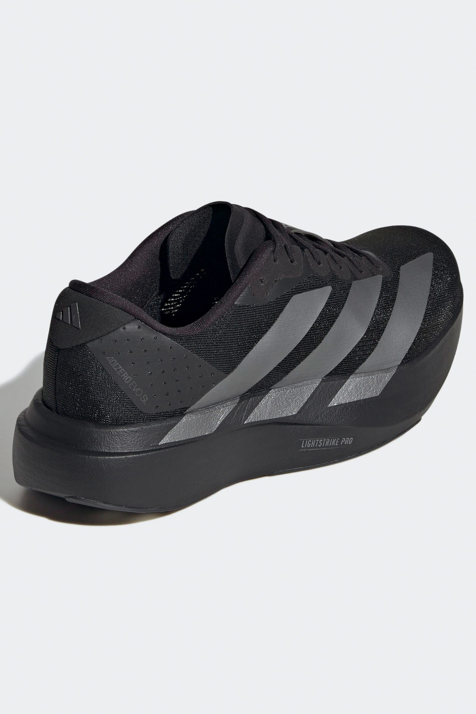 Adizero Evo SL chaussures de course - Core Black + Iron Metallic