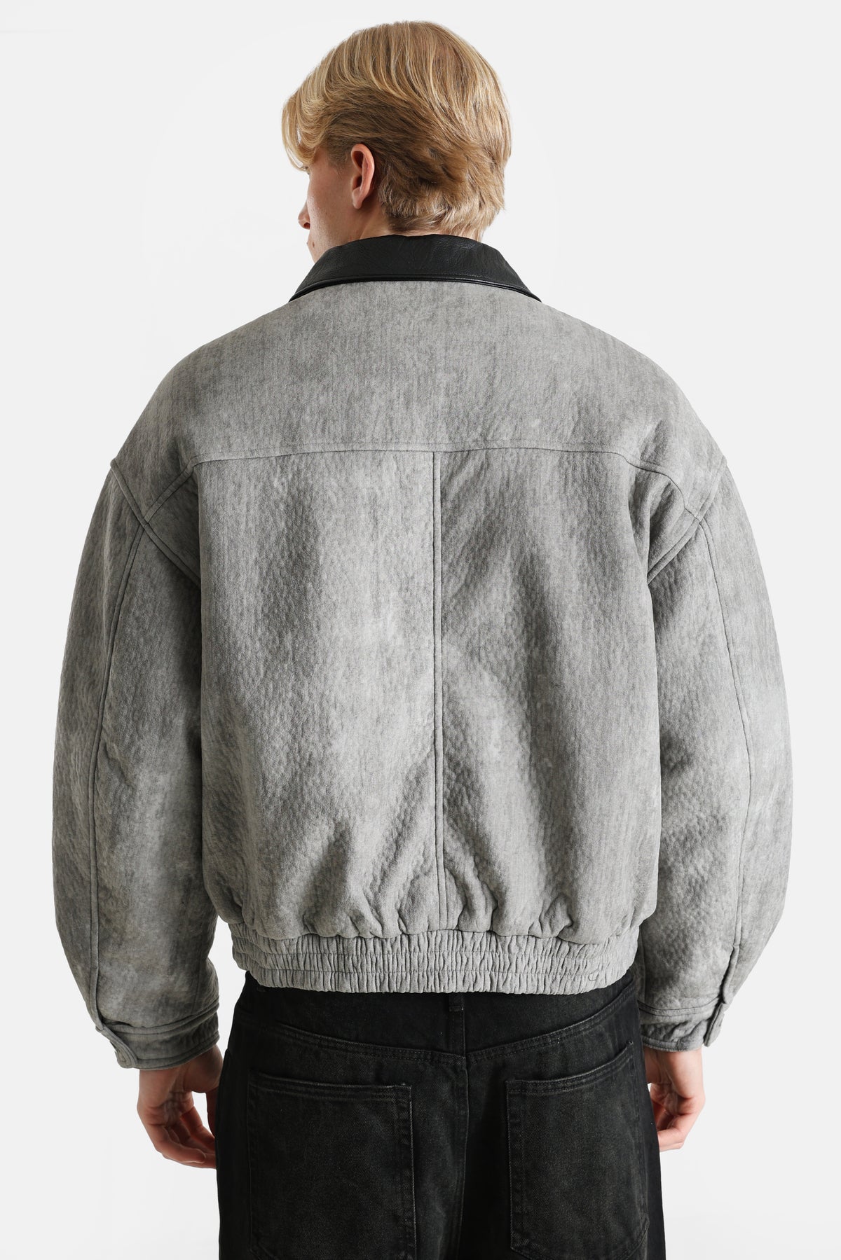 Wattierte Jacke - Grey