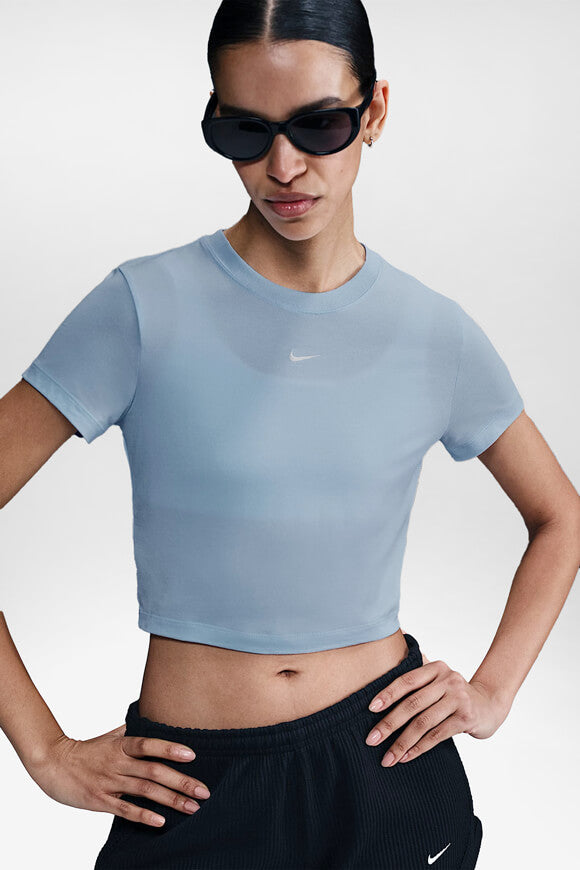 Crop T-Shirt - Blue Tint