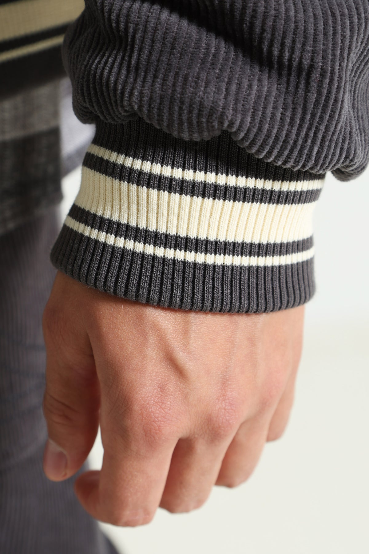 Wattierte Cord Collegejacke