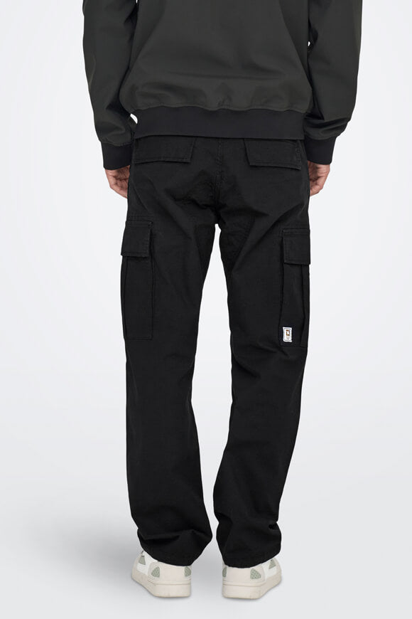 Ray Loose Fit Cargo Pants L32 - Black