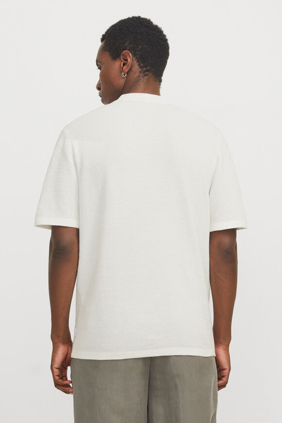 JJEGEORGE polo en tricot - Cloud Dancer