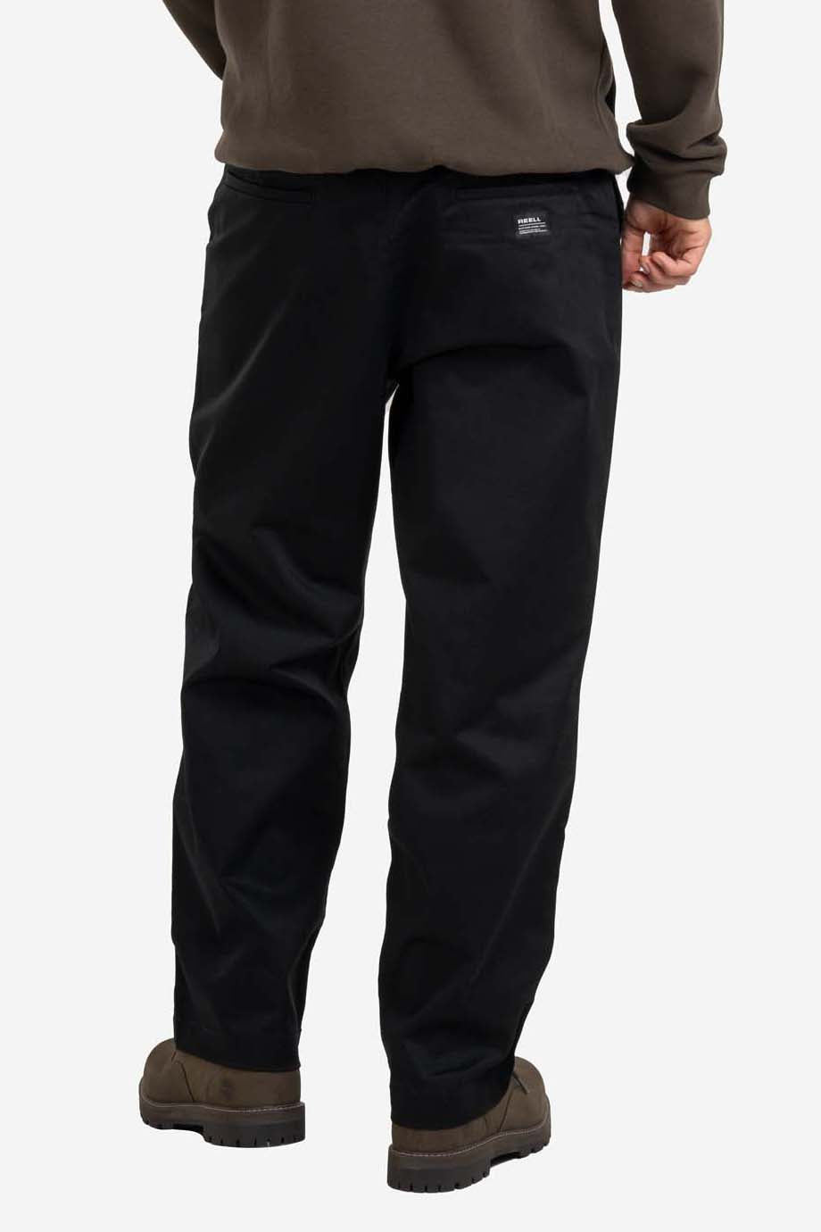 Loose Flex Chinos L32 - Deep Black