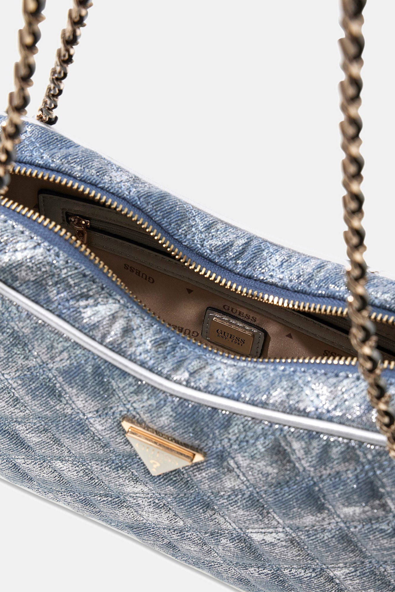 GIULLY II Handtasche - Metallic Denim