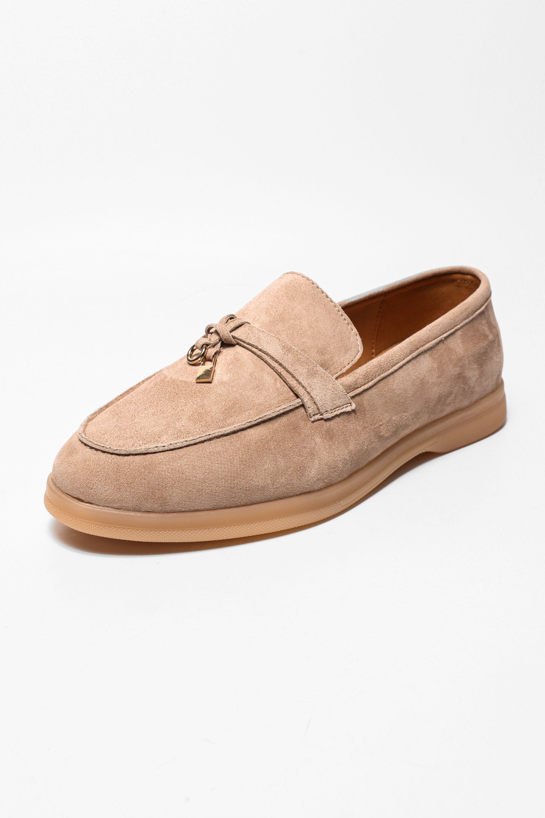 Wildleder Loafer - Cappuccino