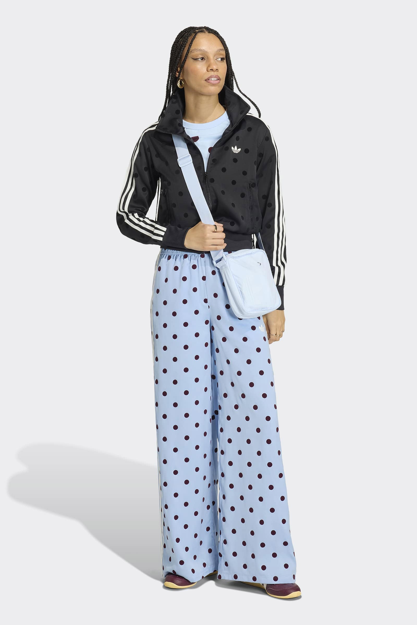 Polka Dots pantalon de survêtement satiné - Clear Sky