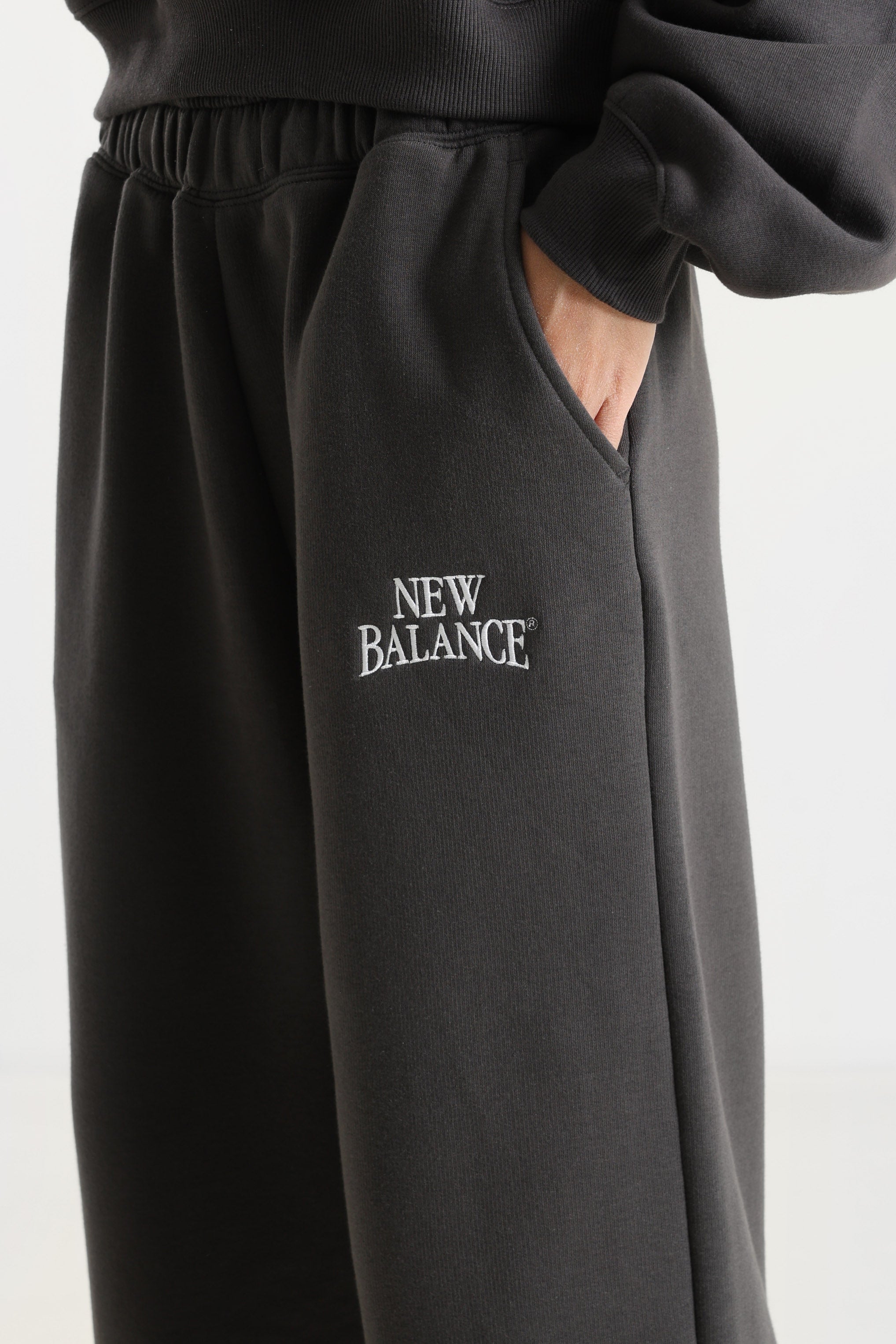 Linear Heritage Barrel Sweathose - Faded Black