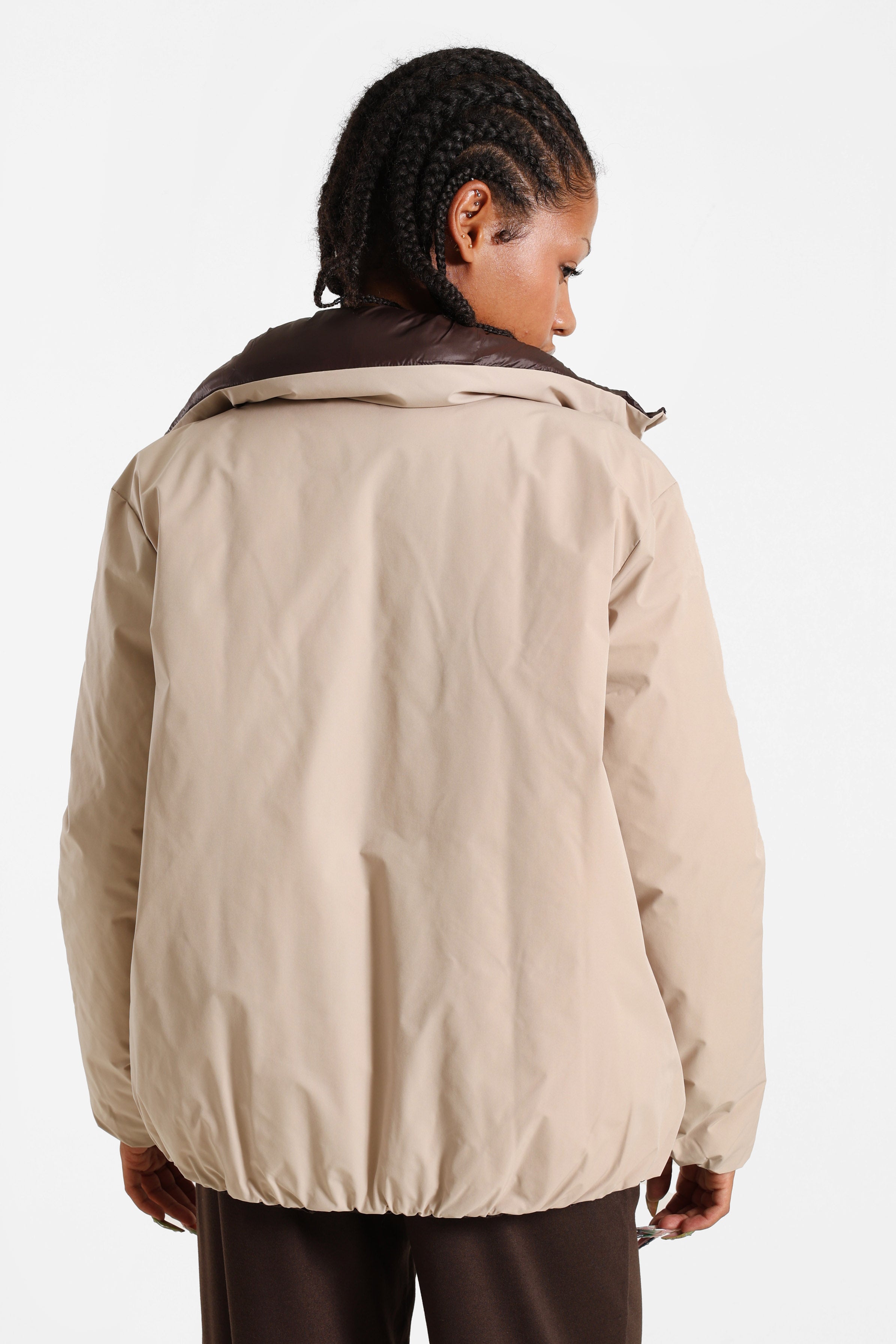 Zehra indossabile reversibile - Beige + Brown