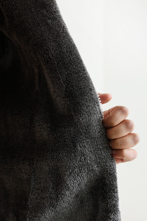 Veste en tricot doublée - Light Grey