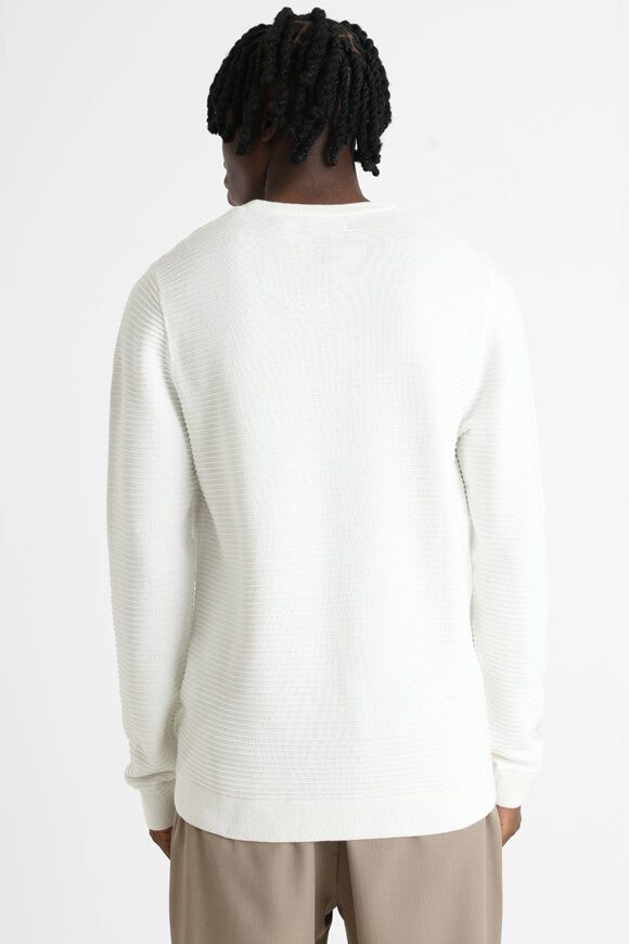 Otto pull en tricot structuré - Cloud Dancer