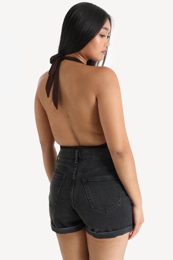 Neckholder-Body - Dunkelbraun