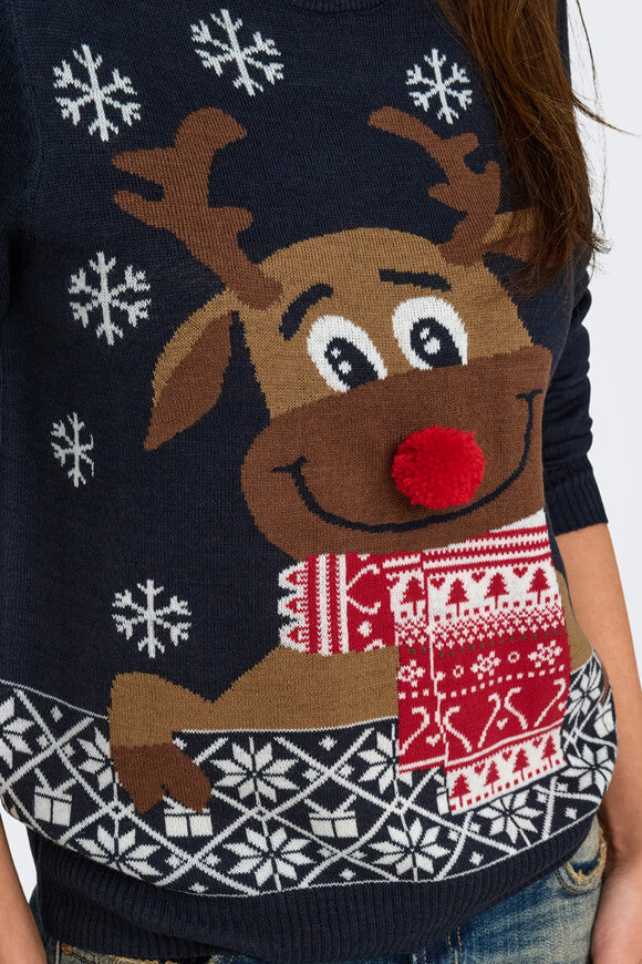 Christmas knitted sweater - Night Sky