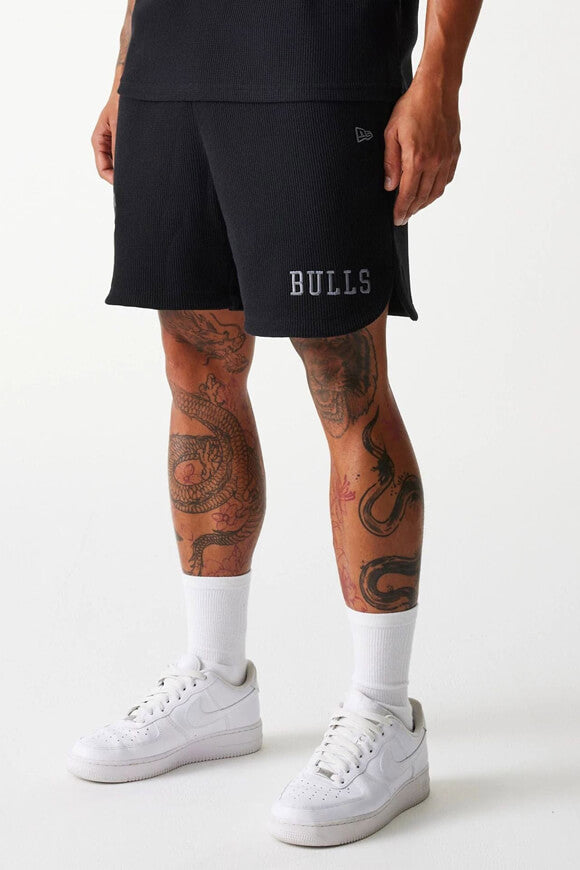 Shorts with waffle structure - Black