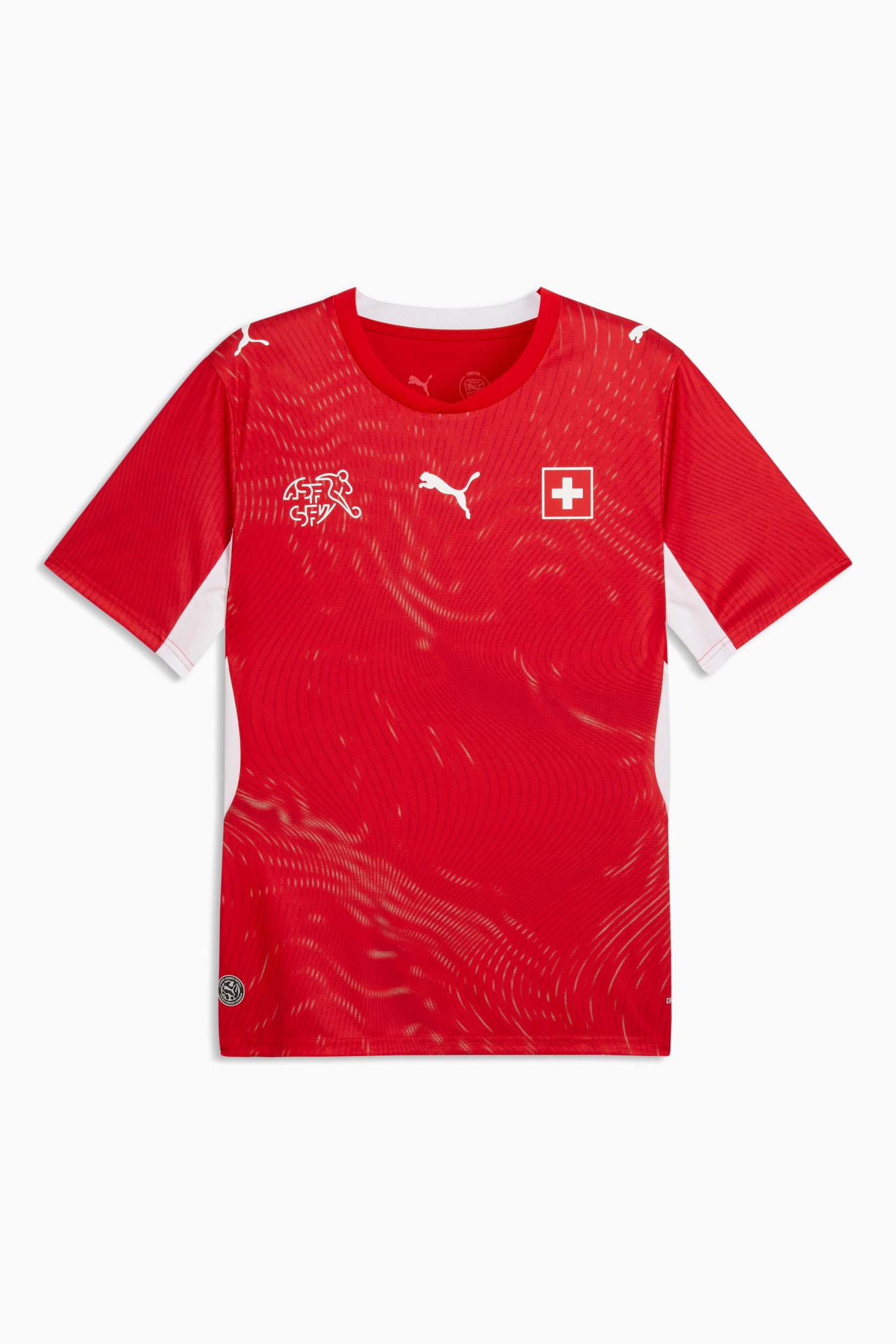Schweiz Jersey T-Shirt - Red + White