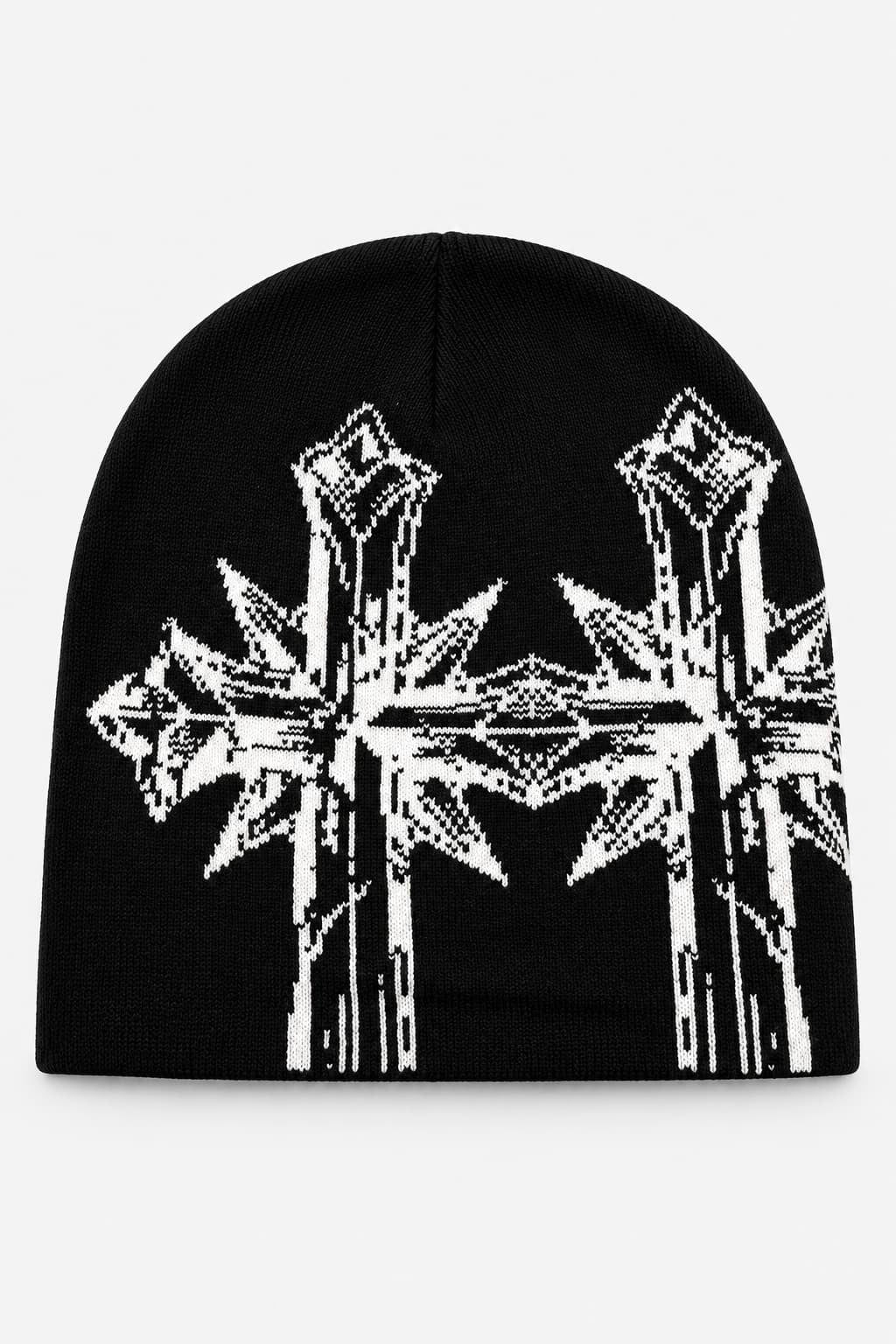 Beanie - Black + Offwhite