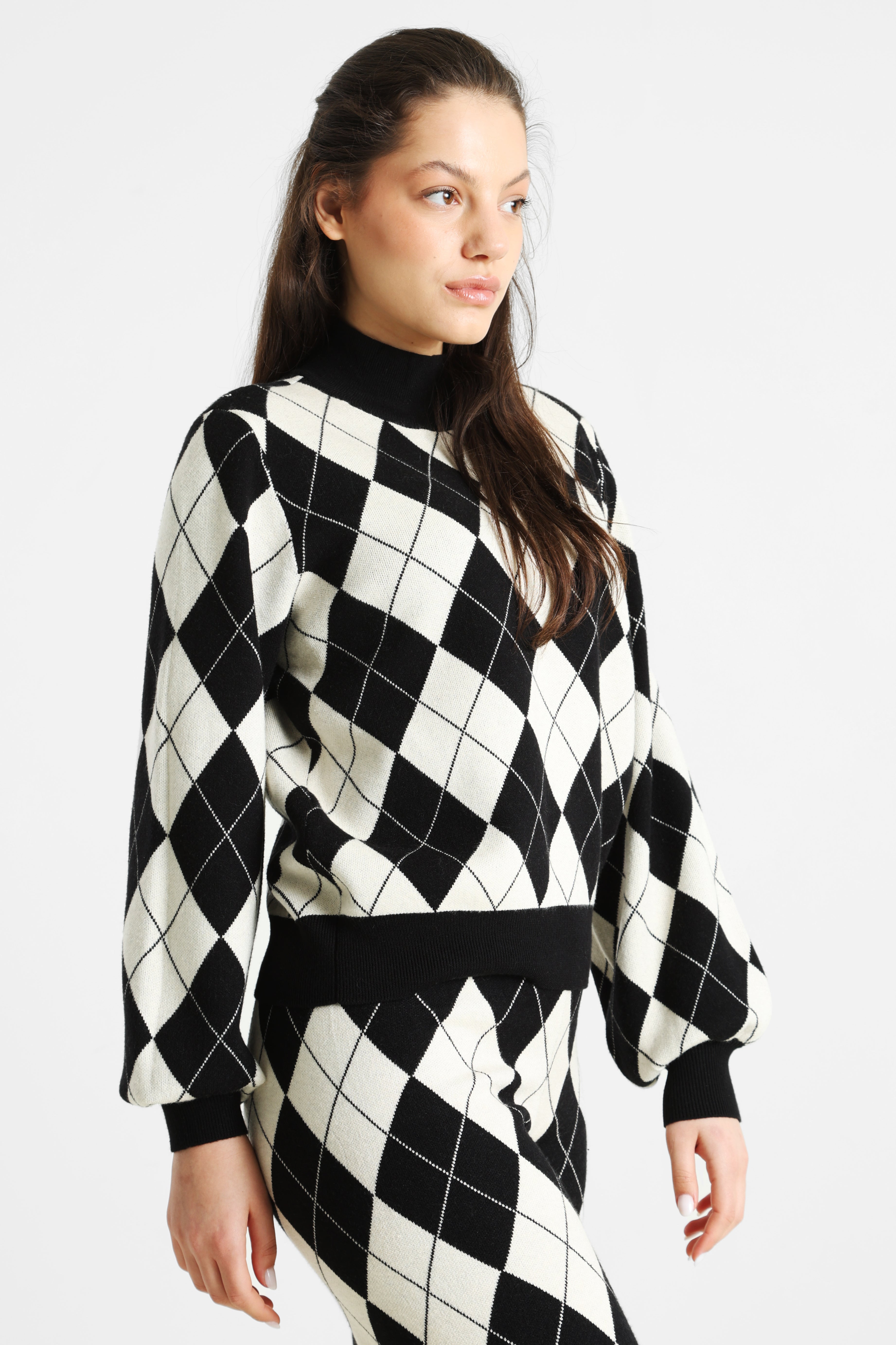 ONLANNY pull en tricot - Black + Whitecap