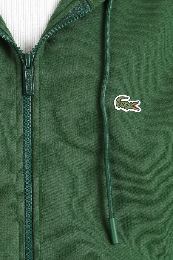 Kapuzensweatjacke - Grün