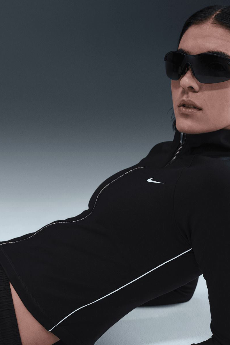 Cropped track jacket - Black