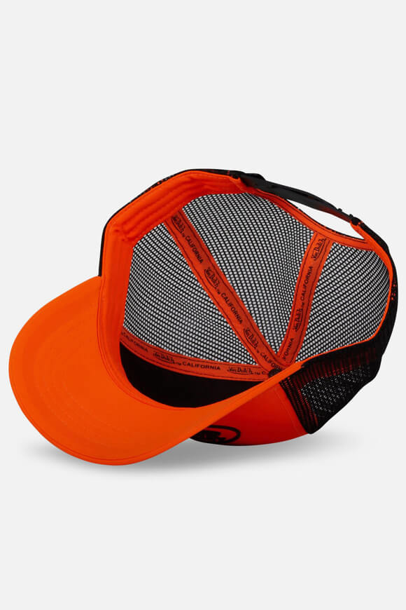 Casquette trucker / snapback - Orange + Black