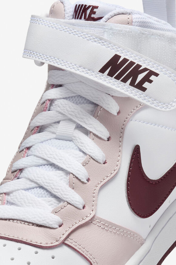 Sneaker Court Borough 2 - Bianco + Platinum Violet + Burgundy Crush