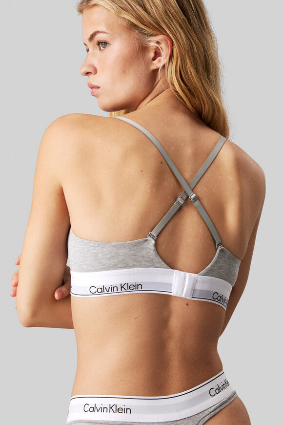 Triangle bra - Grey Heather