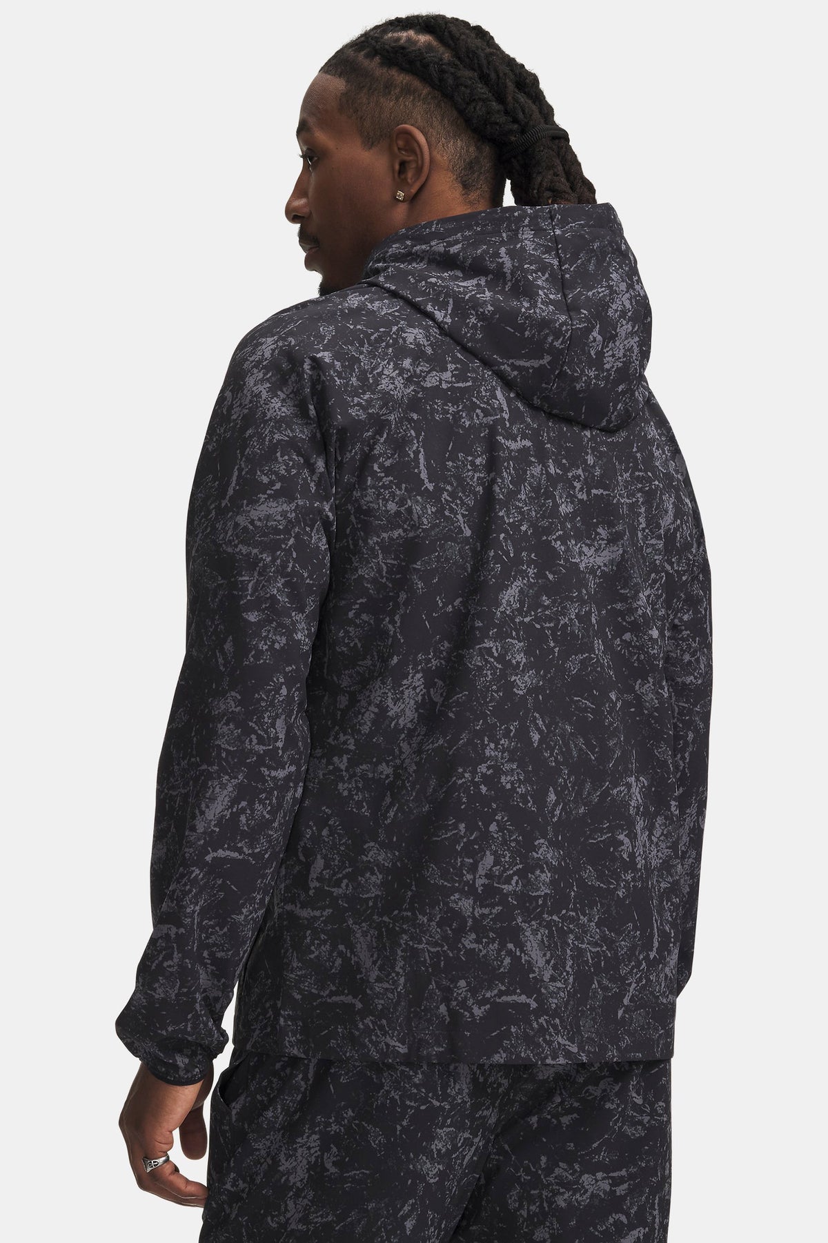 Windbreaker jacket - Black + Grey