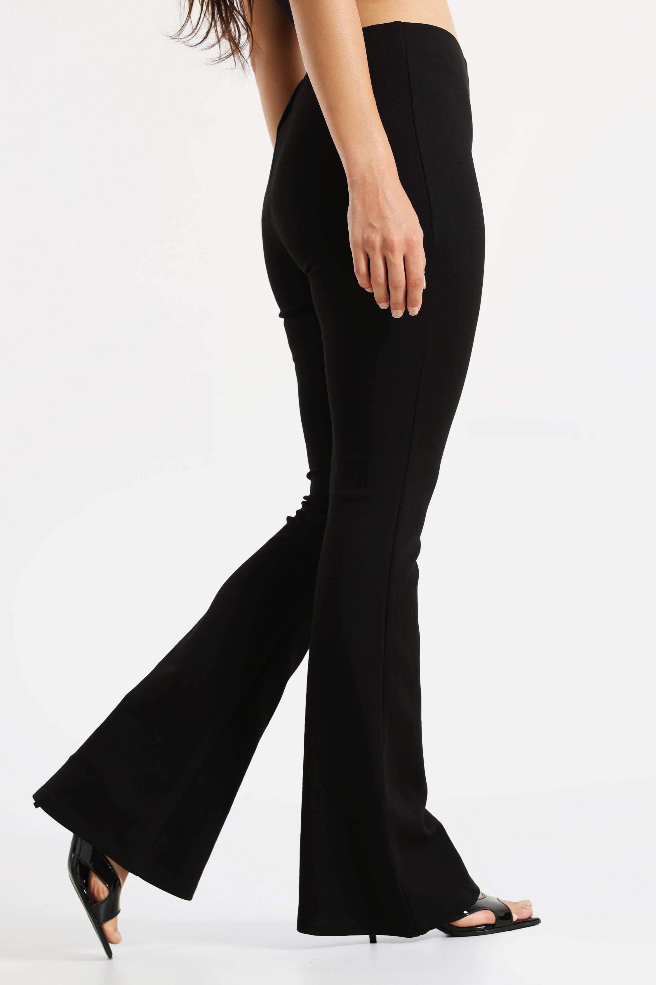 Pantalon flare - Noir