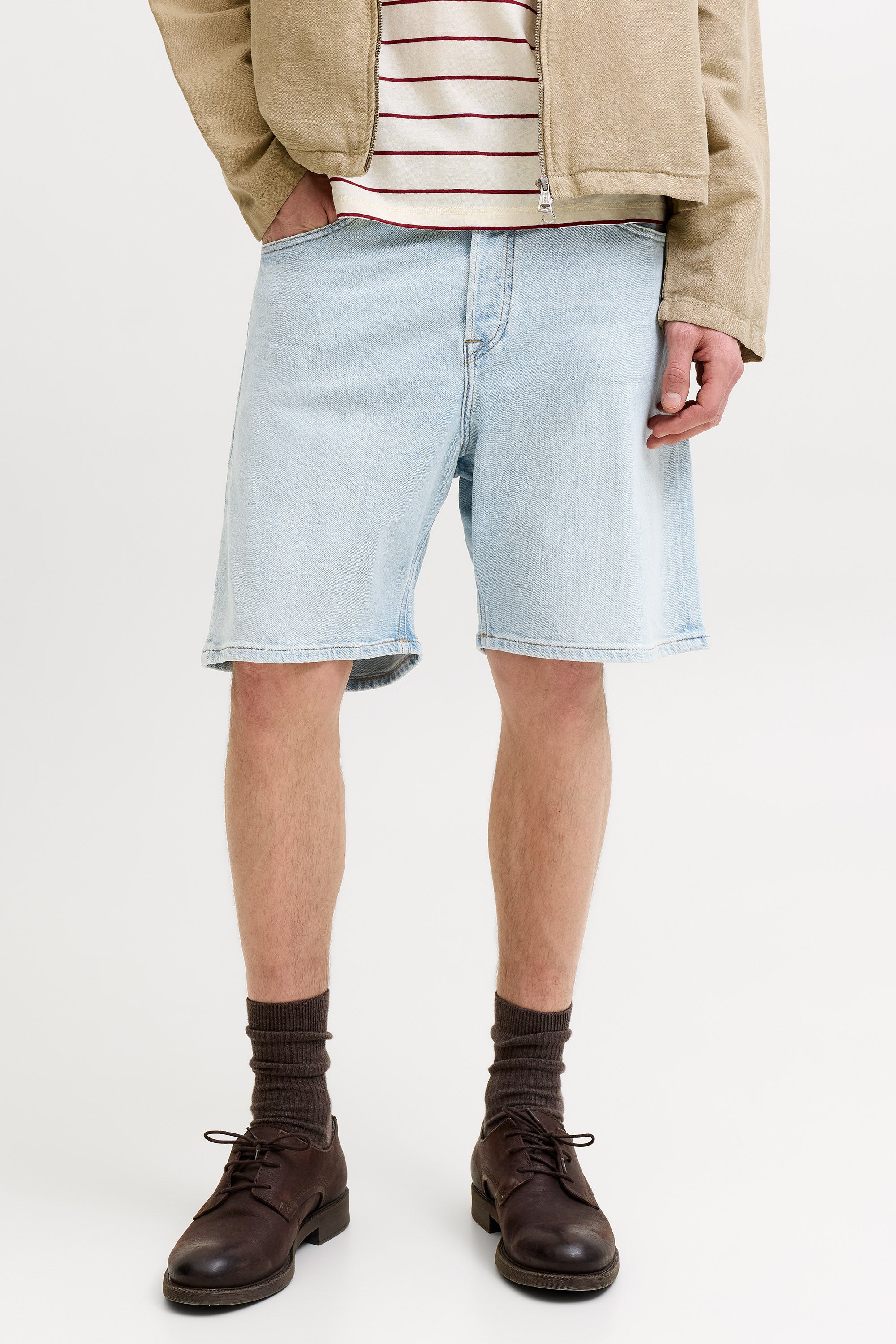 Toni Jeansshorts - Light Blue Denim