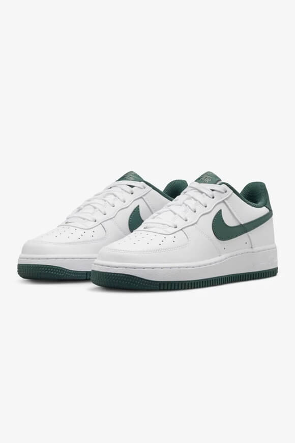 Air Force 1 Sneaker - White + Vintage Green