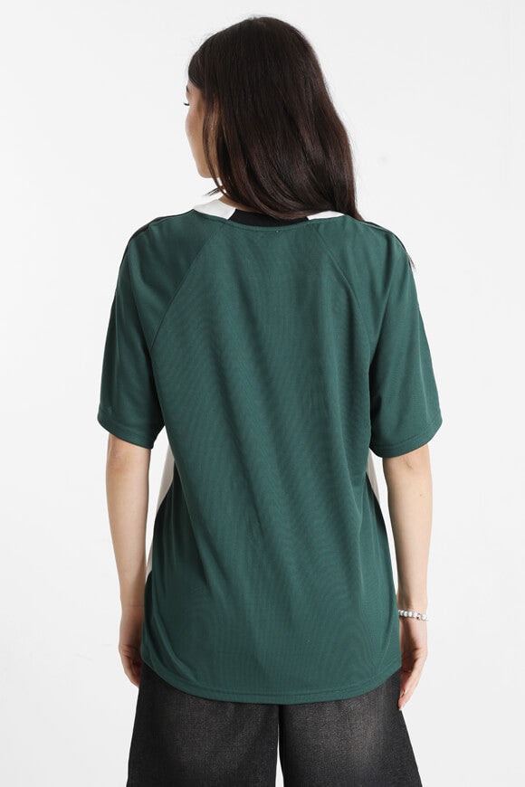 T-shirt oversize en maille - Vert foncé