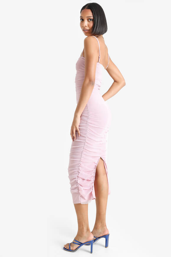 Glitzer Midikleid - Rosa