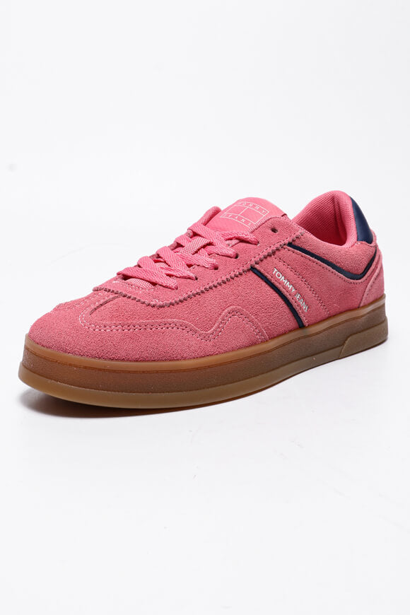 The Greenwich Suede Sneaker - Preppy Pink