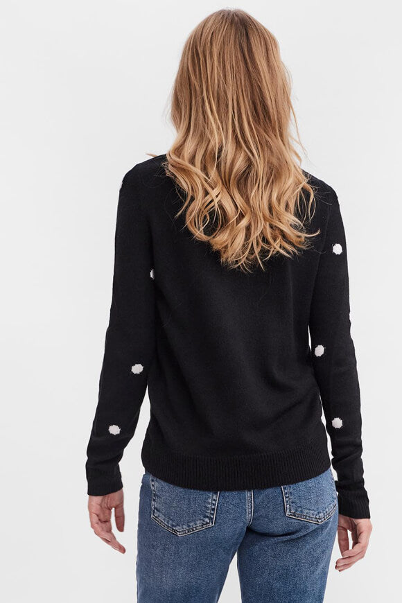 Christmas knitted sweater - Black