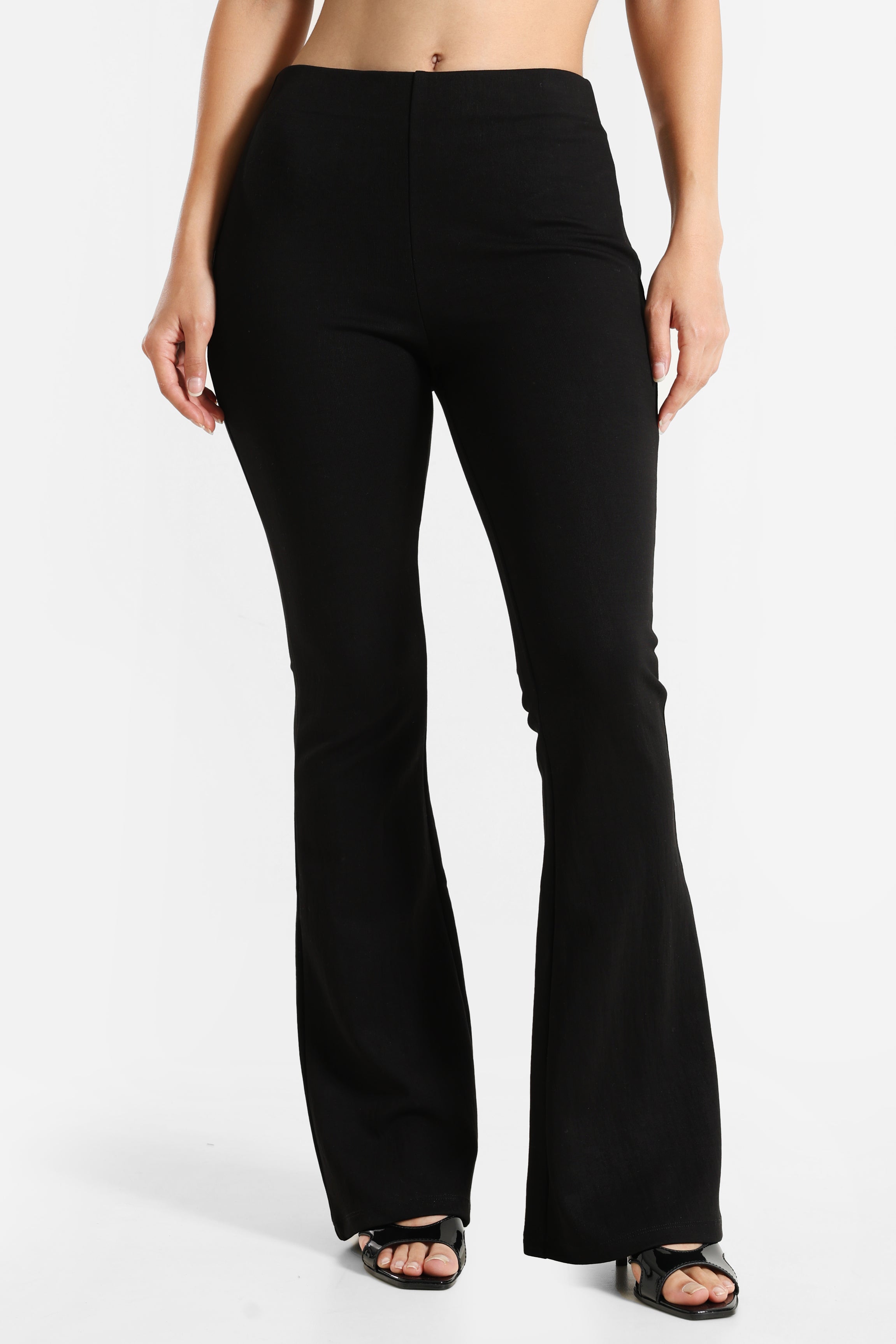 Pantalon flare - Noir