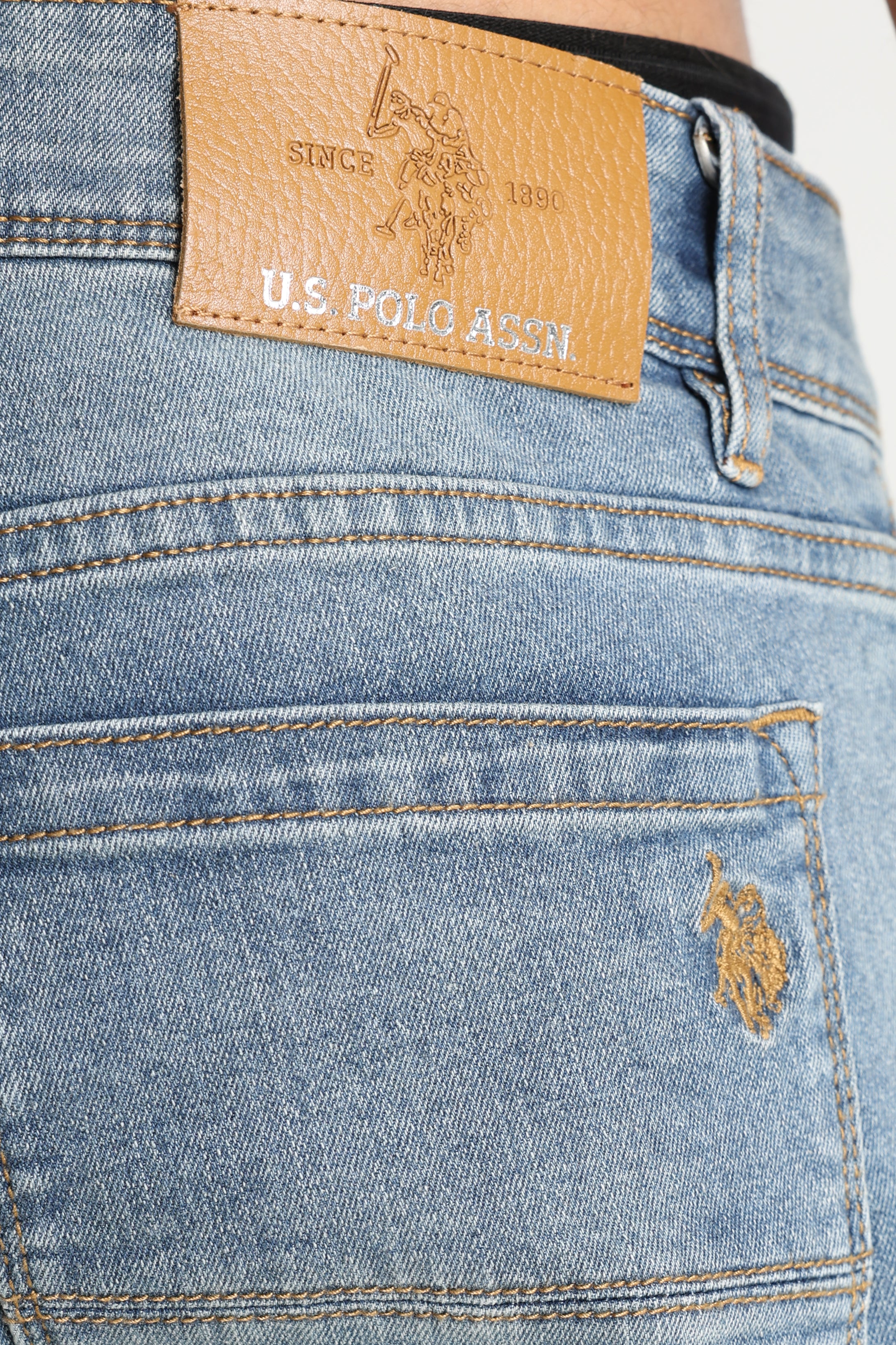 Roma Regular Fit Jeans - Light Blue Denim