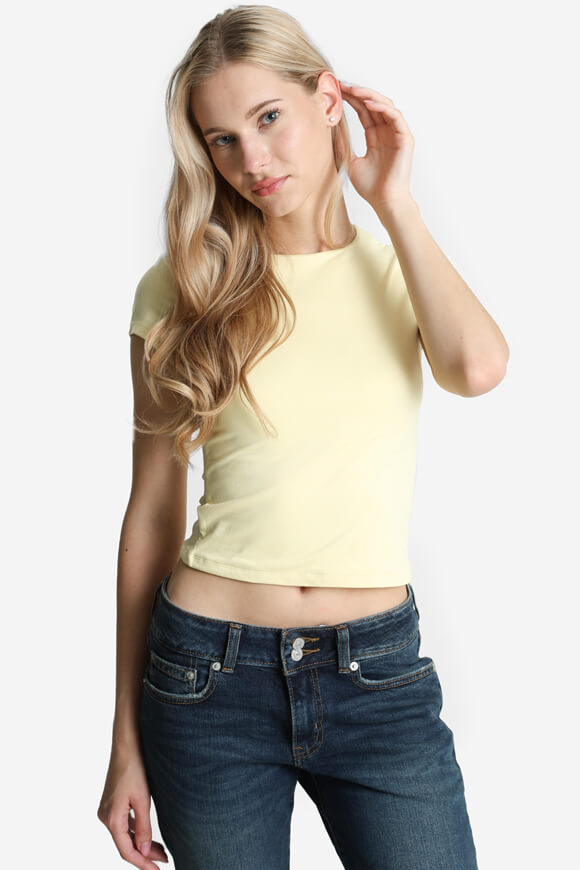 T-shirt à crochets - Jaune