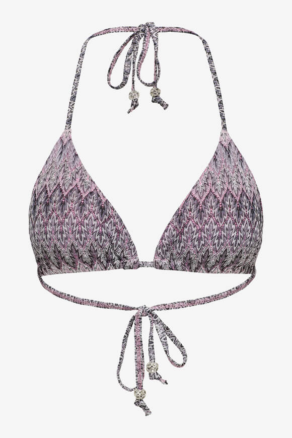 ONLALEXIS Triangle bikini top - Purple