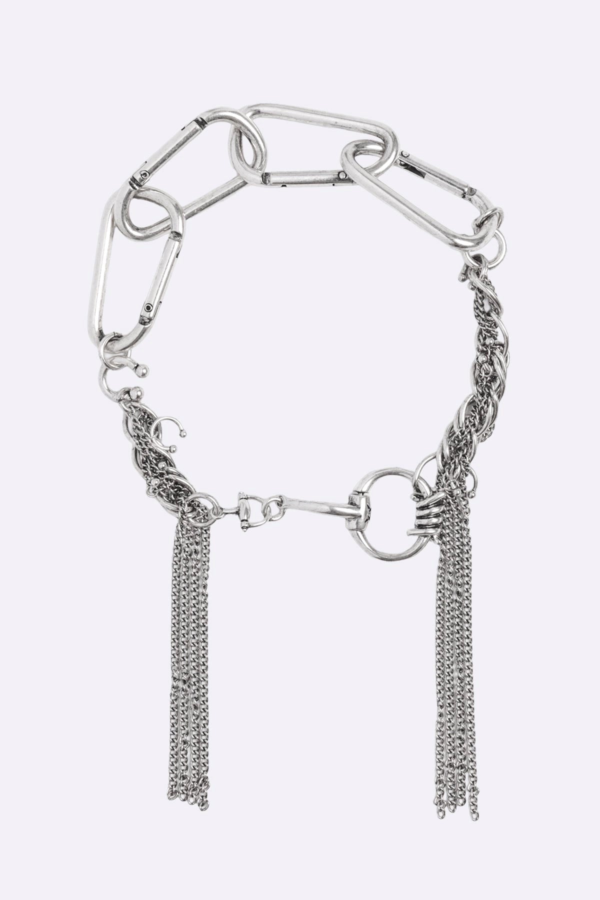 Flux Clasp Halskette - Silver