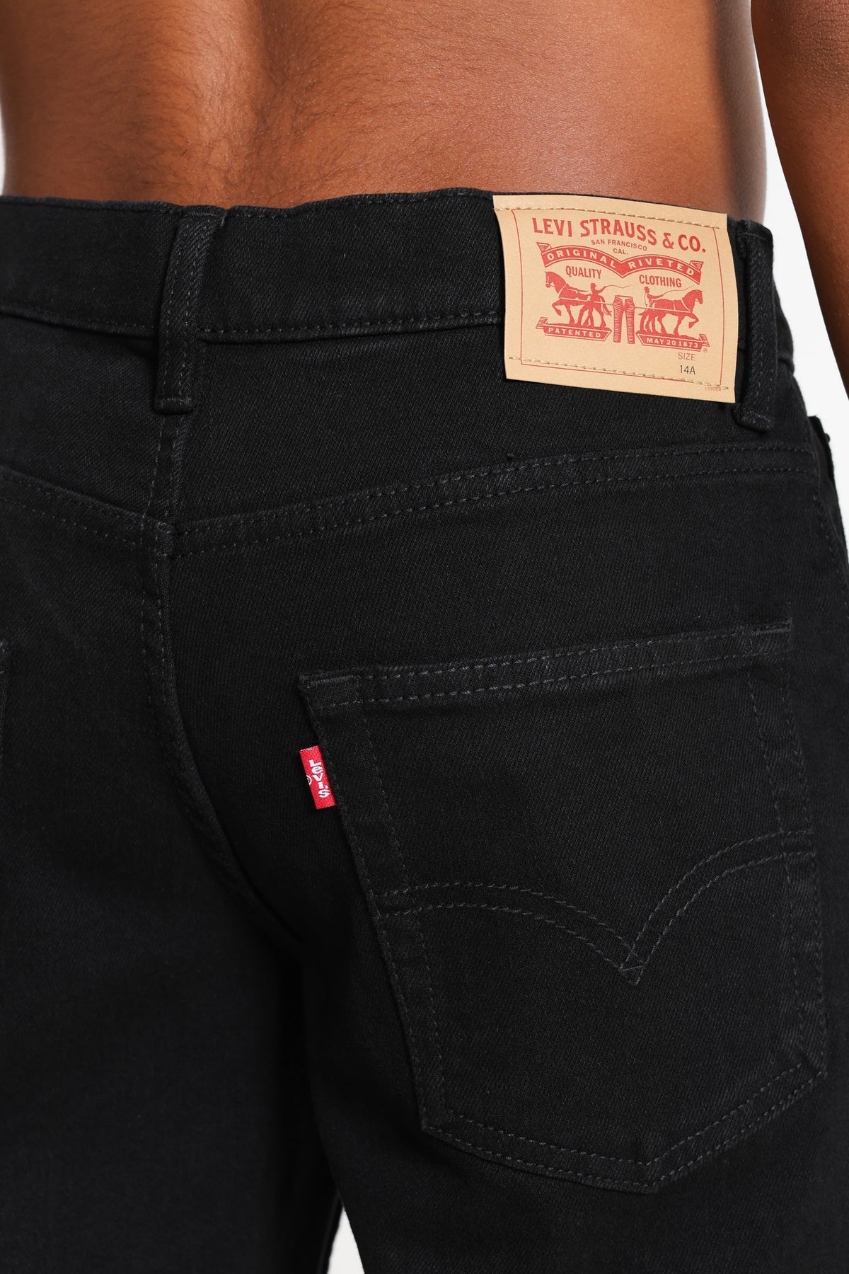 Stay Loose Taper Fit Jeans - Black