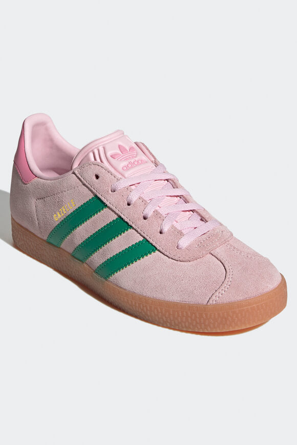 Gazelle sneakers - Clear Pink + Court Green