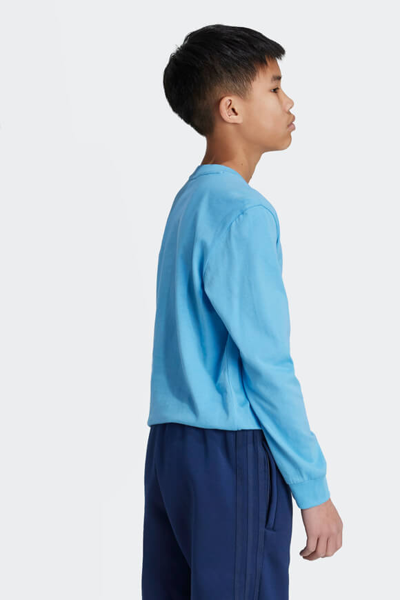 Langarmshirt - Light Blue