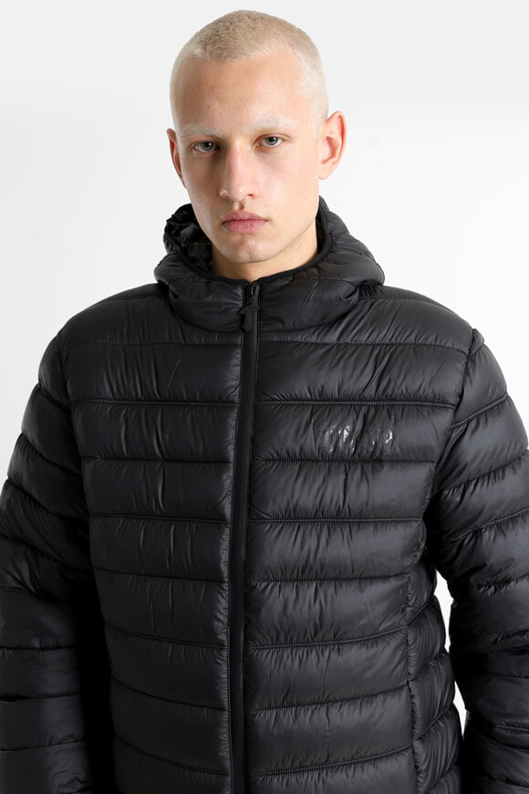 Gesteppte Jacke - Schwarz