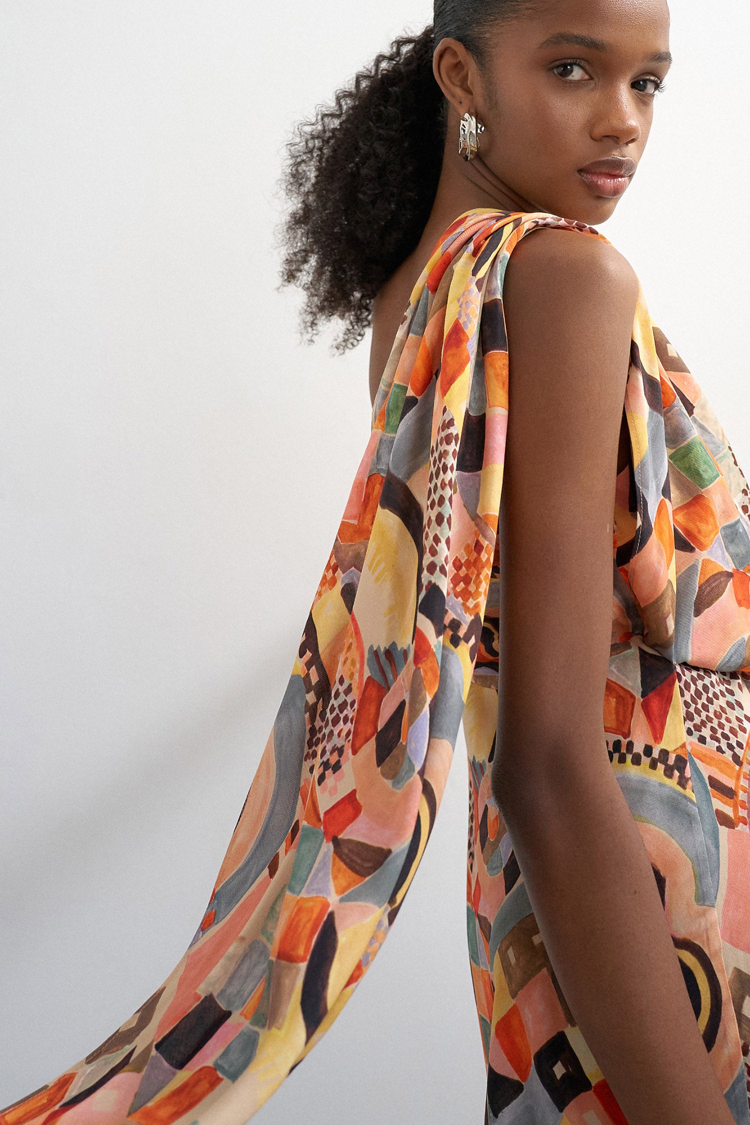 TSVIVA Minikleid - Orange