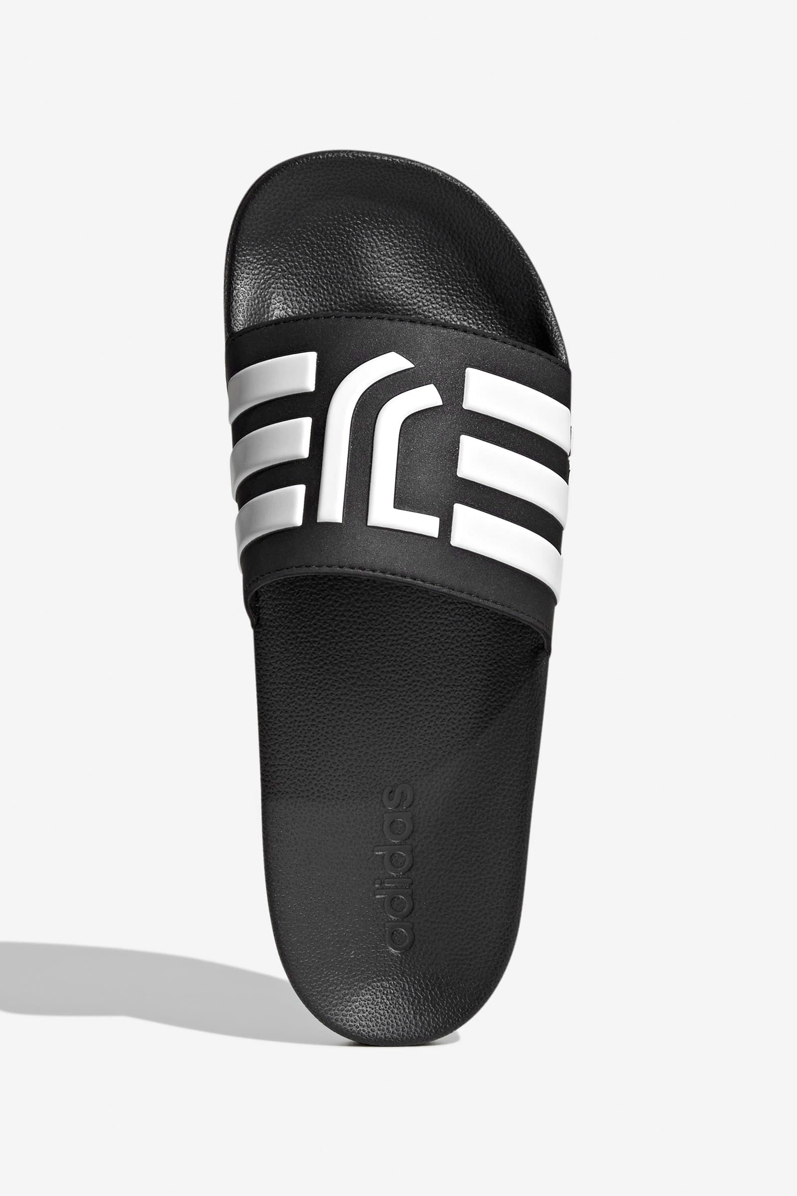 Adilette Juventus Pantoletten - Core Black + Footwear White