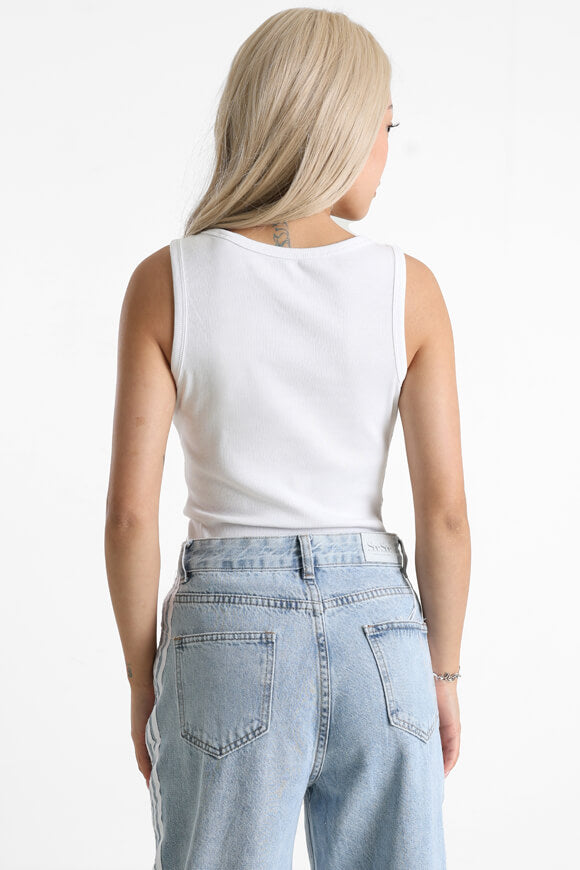 Canotta a coste - Bianco puro