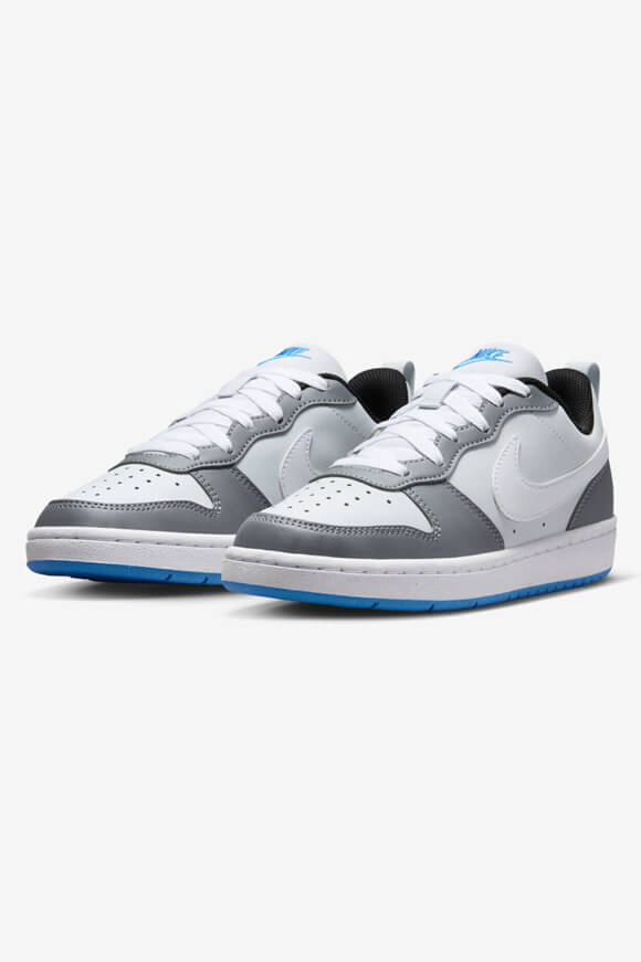 Court Borough Recraft Sneaker - Pure Platinum + White + Cool Grey