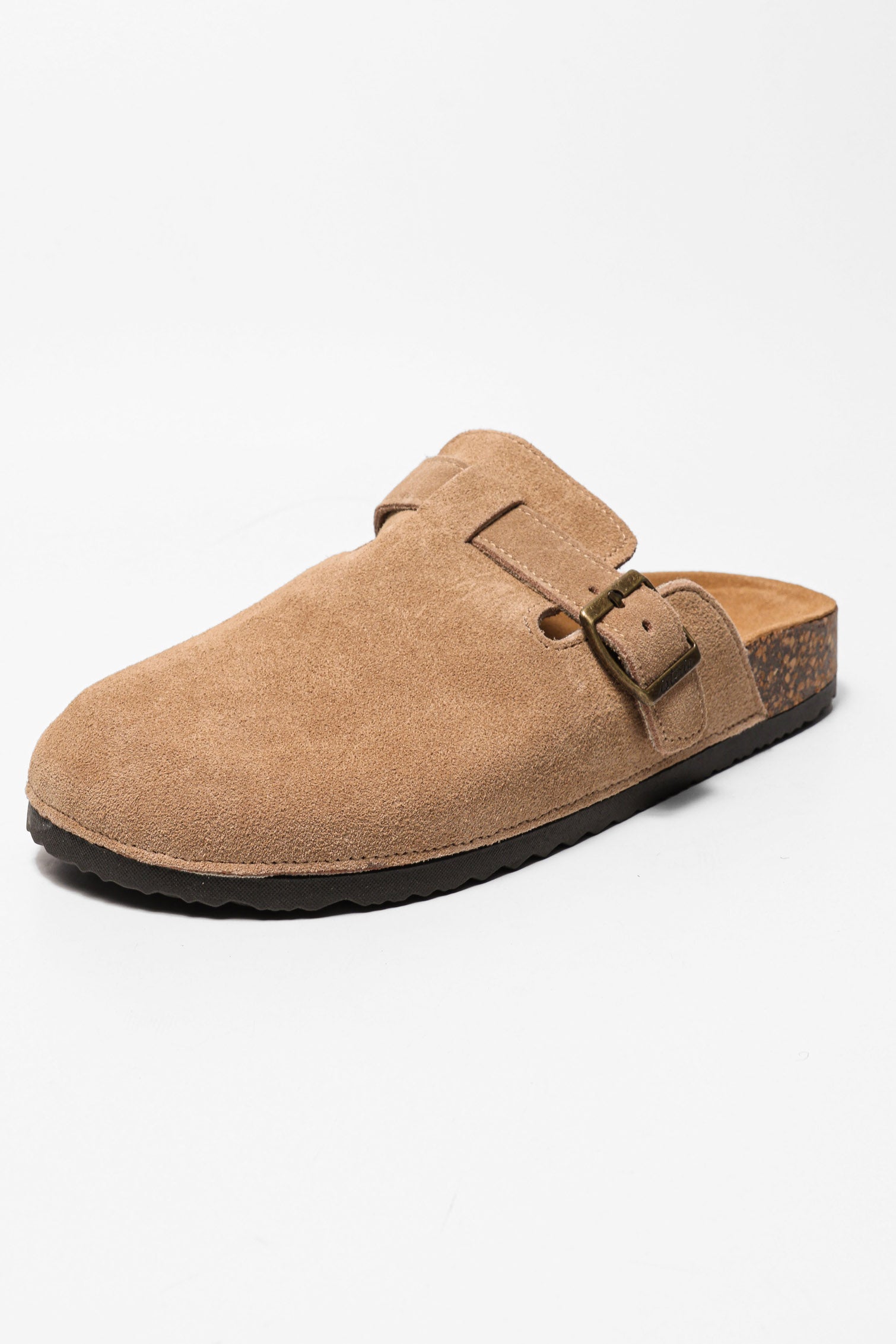 Wildleder Clogs - Beige