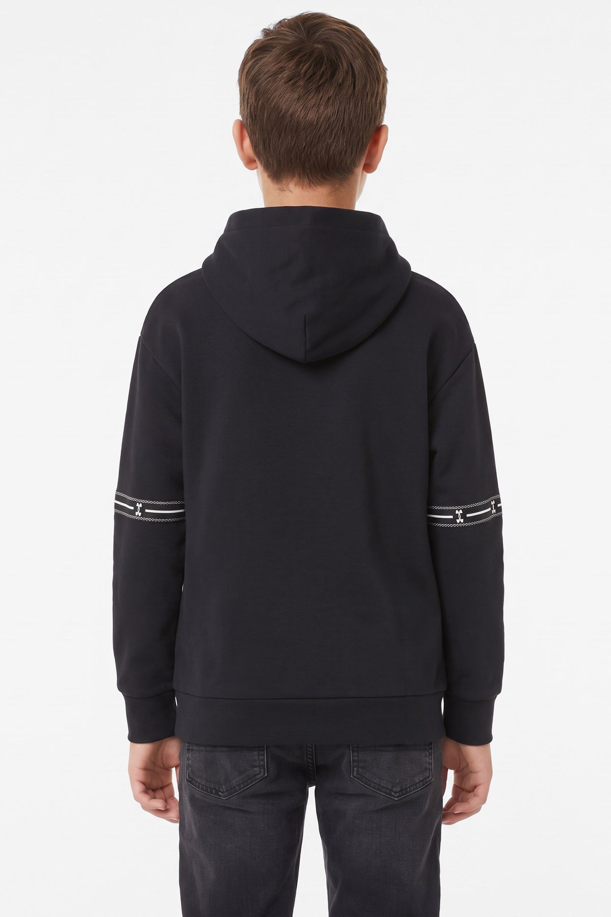 Sweatshirt à capuchon - Black + White